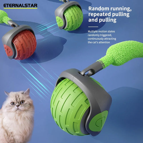 Det ultimate automatiske rullende leketøyet for katter! Skanto