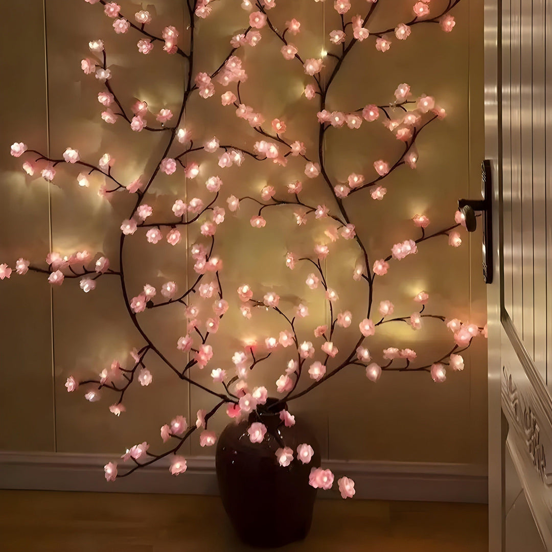 Skantoossom Aura Light – Uformell kirsebærrød Skantoossom USB-drevet LED-lampe