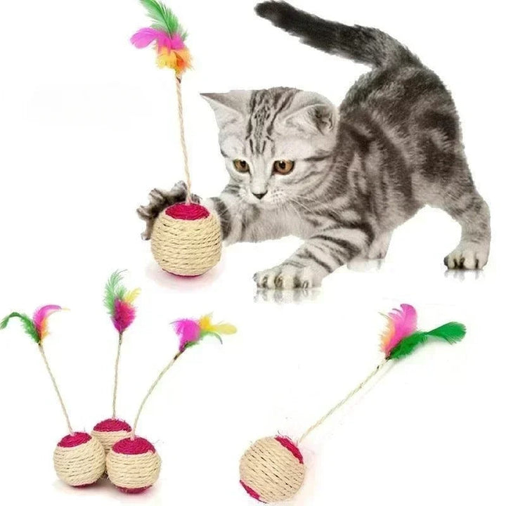 Katt leketøy Sisal kloremoppeball Skanto