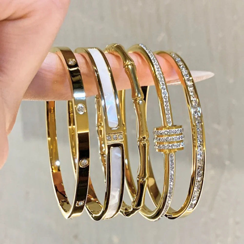 Skanto | Stål fashion bangle armbånd for kvinner