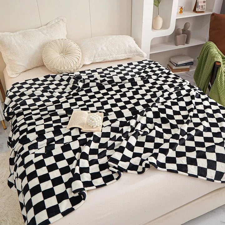 Tessellé Throw – Luxe Koral Fløyelspledd Skanto