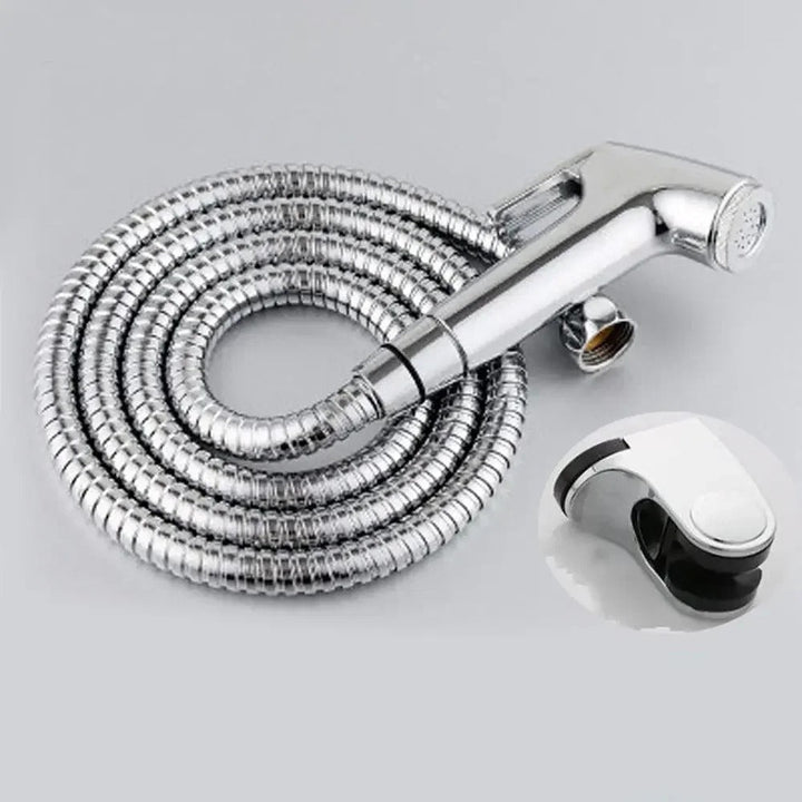 Skanto | Rustfritt Stål Håndholdt Bidet Sprayer Set | Justerbart Trykk, Selvrensende Düse & Ideell for Personlig Hygiene og Rengjøring av Kjæledyr