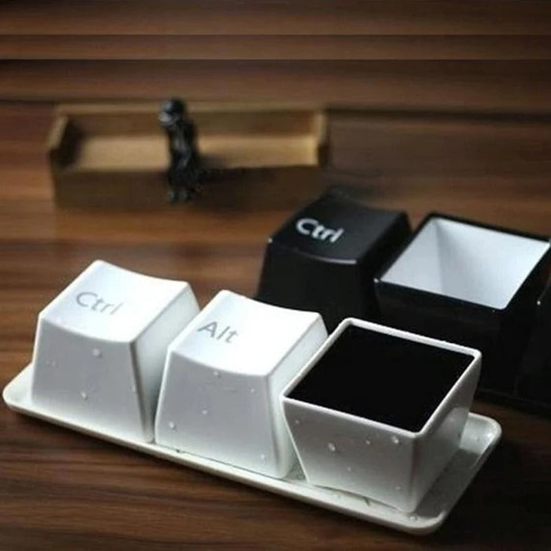 Skanto | 3pcs/Set Ctrl ALT DEL Tastatur Teikopp Beholder