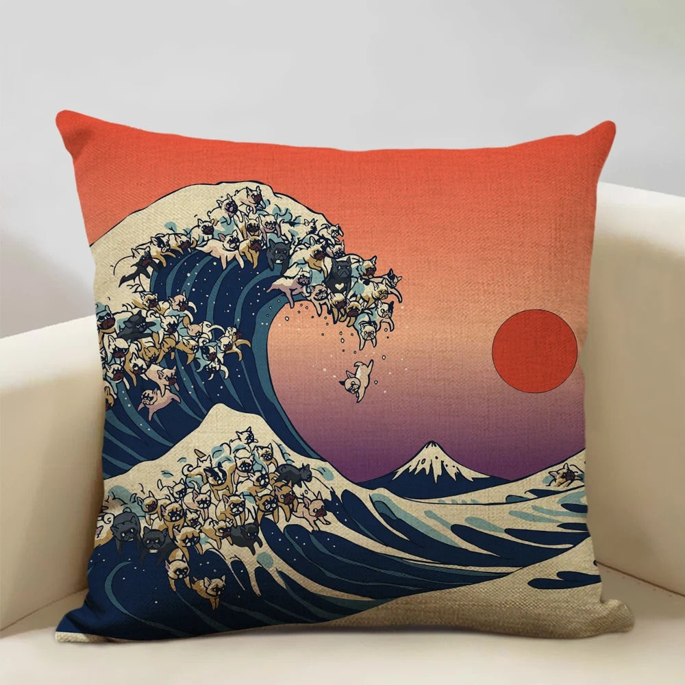 Skanto | BeauRêve Putetrekk med Mount Fuji - Japansk Stil for Ethvert Rom