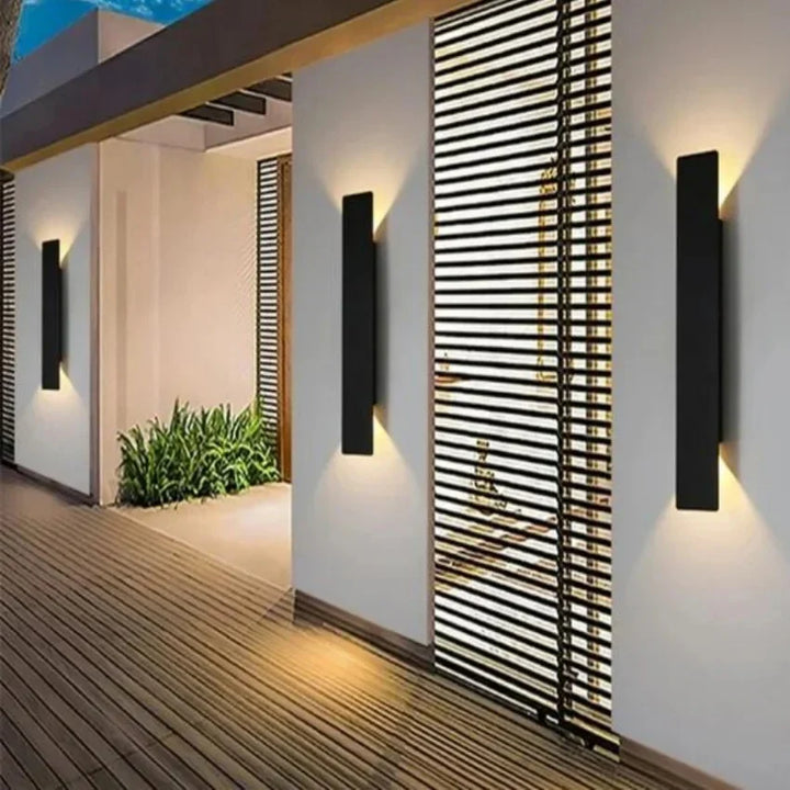 Skanto | Værbestandig LED Utendørs Vegglykt | IP65 Vurdert, Energisparende & Moderne Design for Hage- og Terrassebruk