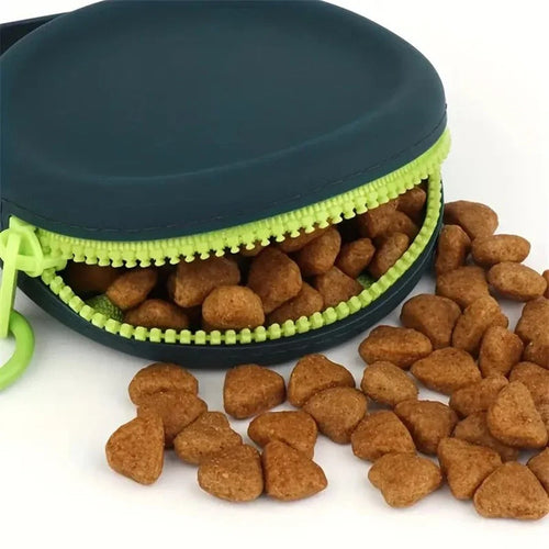 Bærbar silikon hundegodbiterpose Skanto