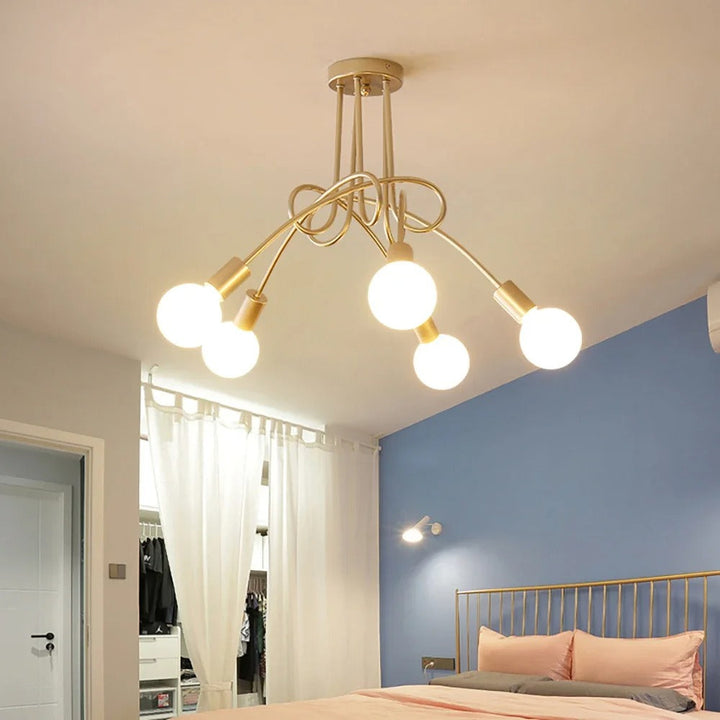 Skanto | Vintage LED Taklampe i Antikk Design
