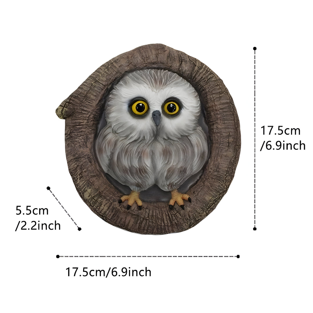 MysticOwl Ornament – Dekorativ uglestatue laget av harpiks