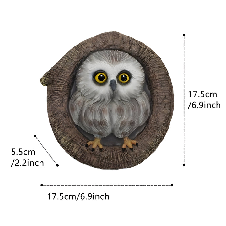MysticOwl Ornament – Dekorativ uglestatue laget av harpiks