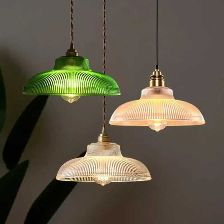 Skanto | Glass Pendant Light | Adjustable Cable, Warm Light Effect & Ideal for Kitchen and Dining Spaces