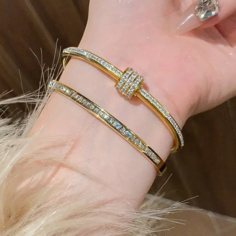 Skanto | Stål fashion bangle armbånd for kvinner
