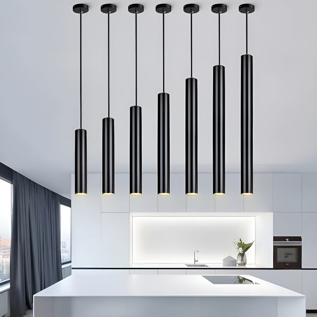 LED Pendellampe – Slim Tube Design | Perfekt for Kjøkken, Spisestue og Benk | Skanto