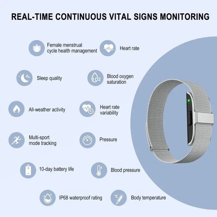 Skanto | IP68 fitness tracker med hjertefrekvens- og O2-måling
