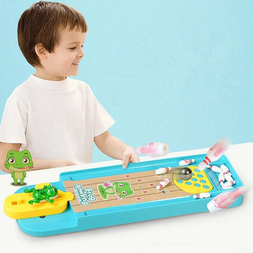 Skanto | Hoppende Frosk Bowlinghall - Fremmer Motoriske Ferdigheter - Mini Bowlinghall