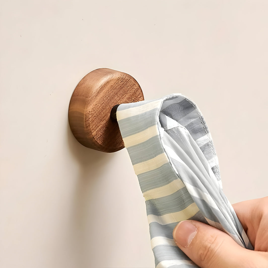 WoodenGrip Hooks – Veggkroker i tre i nordisk stil