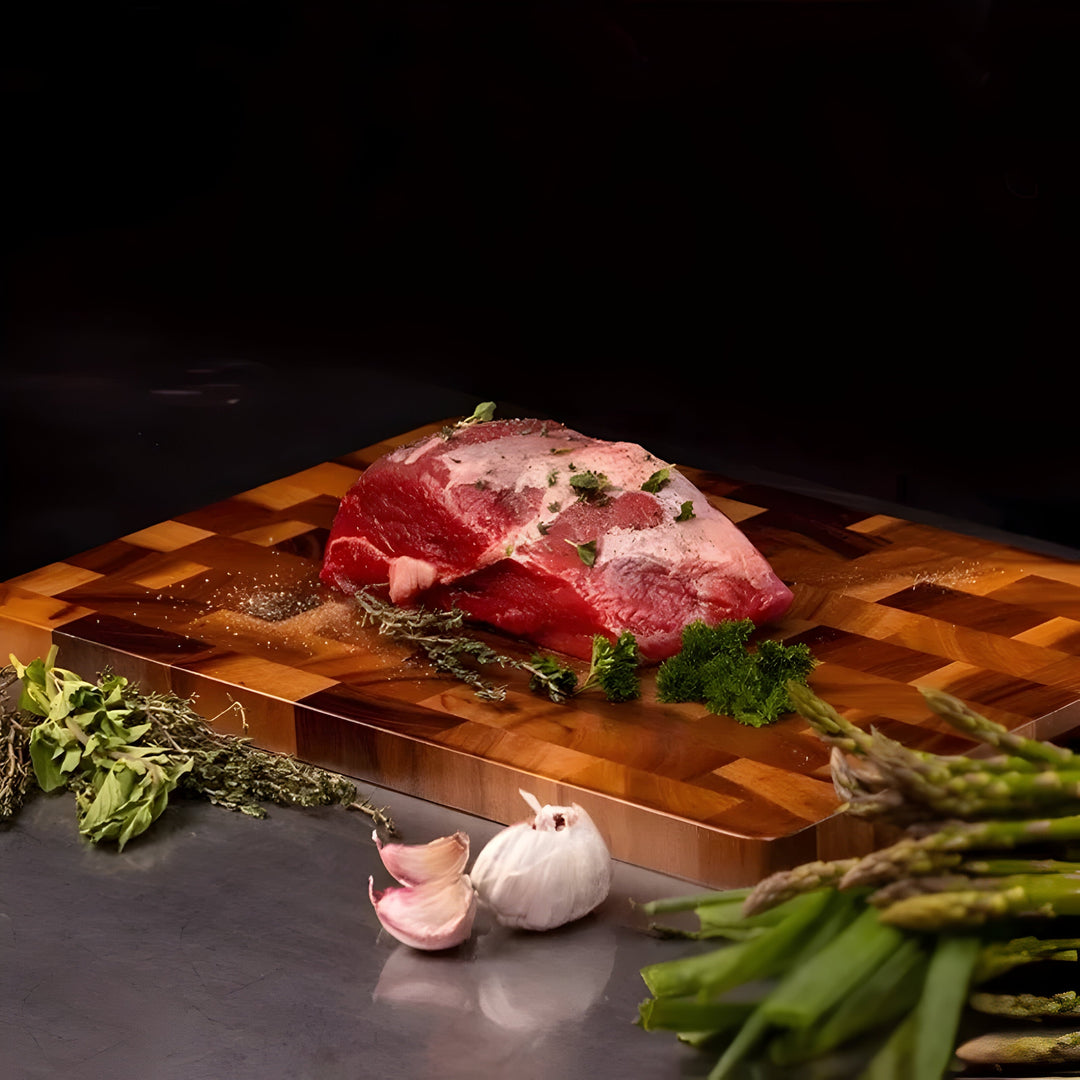 ChefHaven skjærebrett – skjærebrett i akasietre med dobbeltsidig overflate