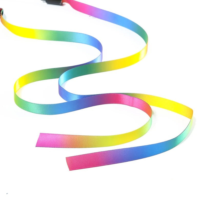 Rainbow Strips Stick Katt Teaser Stang Skanto
