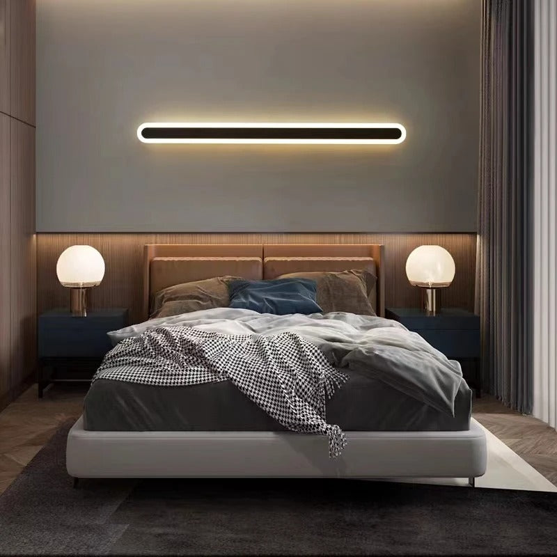 Skanto | Utendørs IP65 Vanntett Lineær Vegglampe | Minimalistisk Metal Design. Dimmable LED Alternativer for Hager & Terrasser