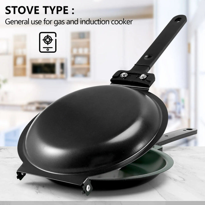 Skanto | MasterPan Dobbeltsidig Non-stick Panne – For Perfekt Matlaging uten Å Klistre