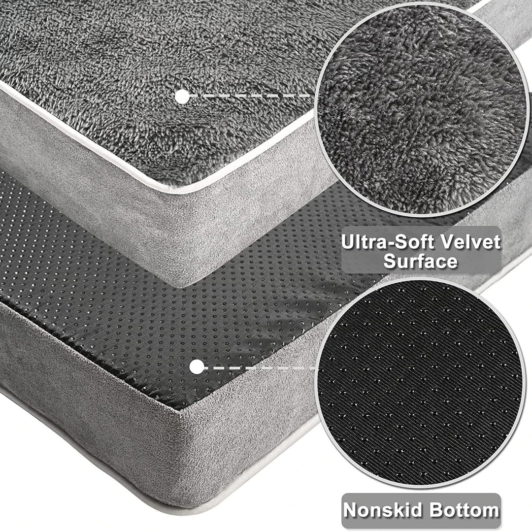 Ergonomisk Hundepute med Minne Skum – ComfortPaw Skanto