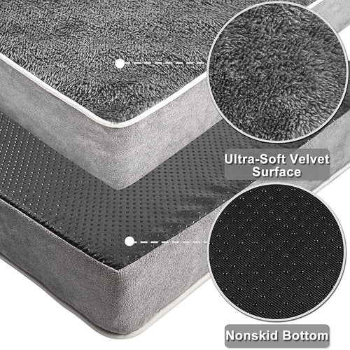 Ergonomisk Hundepute med Minne Skum – ComfortPaw Skanto