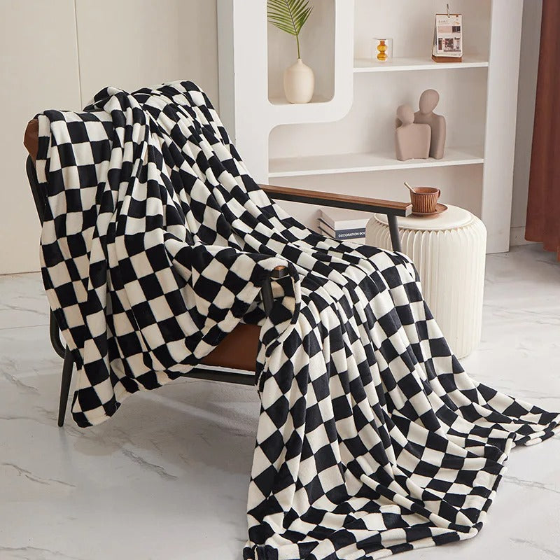 Tessellé Throw – Luxe Koral Fløyelspledd Skanto