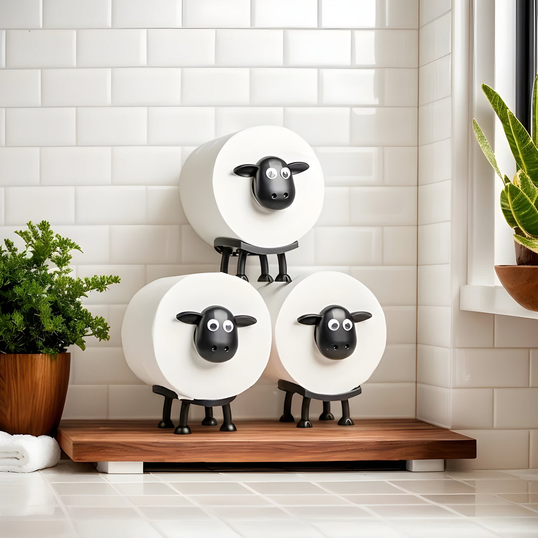 Buy Toilet Paper Holder – Original & Fun Bathroom Decor | Non-Slip, Ideal for Small Bathrooms