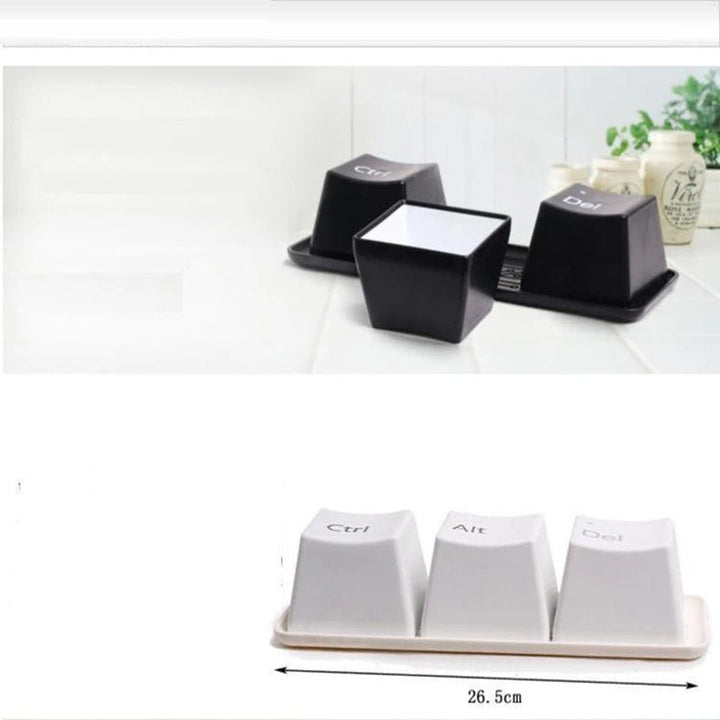 Skanto | 3pcs/Set Ctrl ALT DEL Tastatur Teikopp Beholder