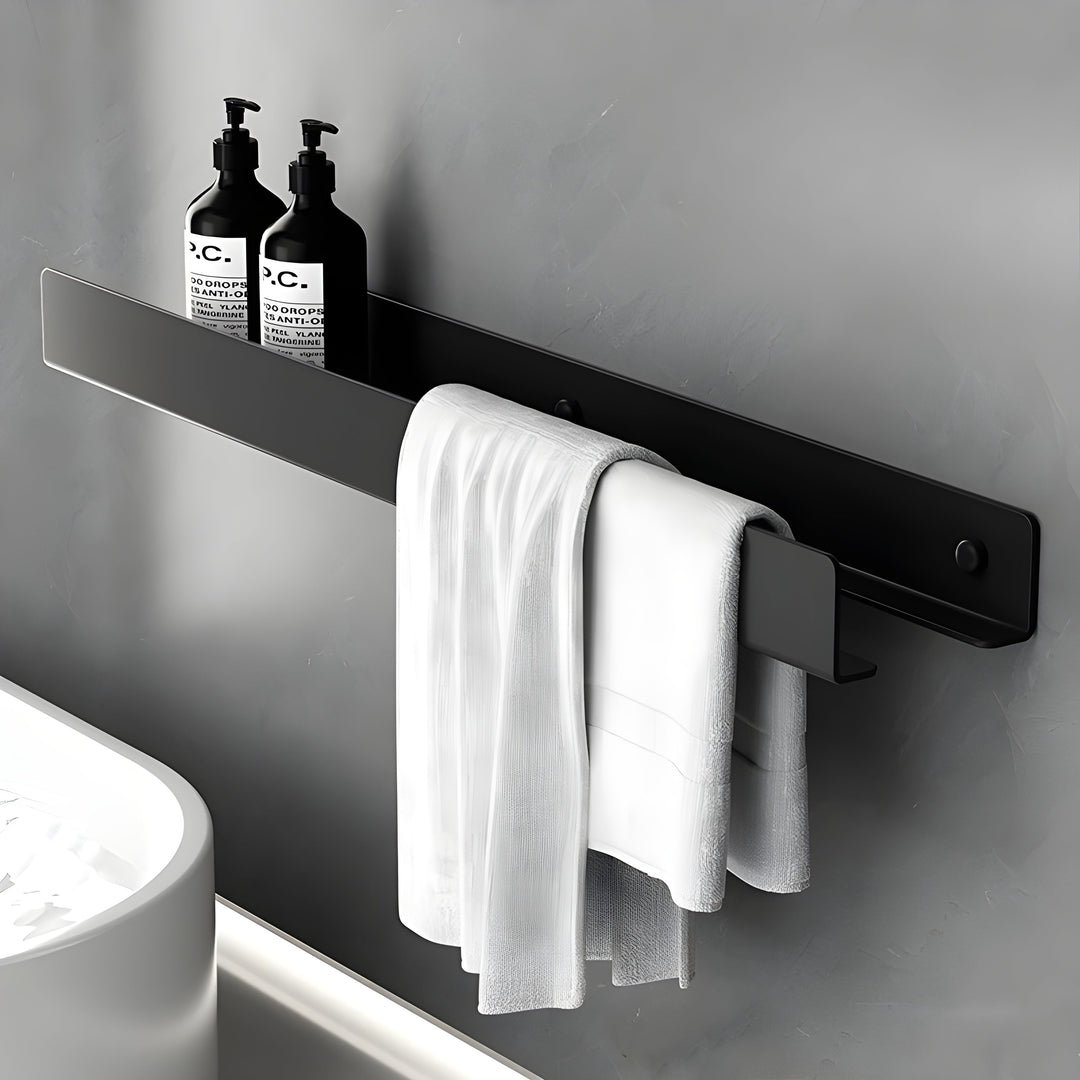 Skantoack baderomshylle – moderne design med håndklestativ | Praktisk oppbevaring til badet