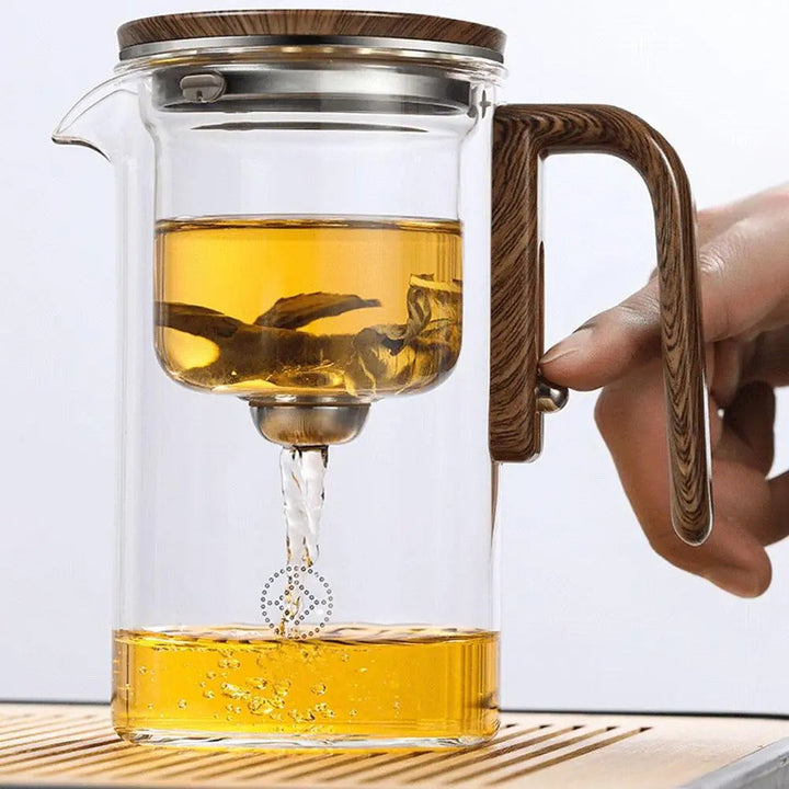 TranquilSip Teekanne – Magnetisk Bryter Filterglass Teapot | Skanto