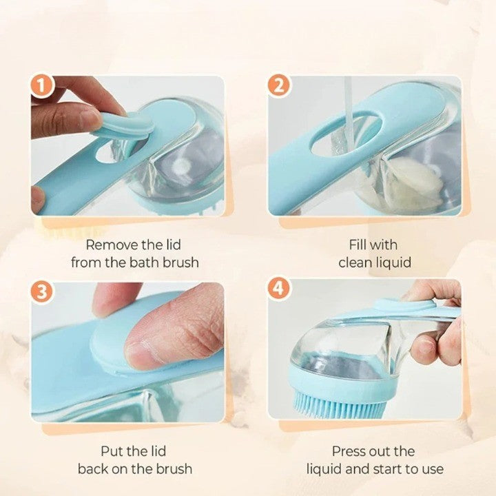 Skanto | Bubbly Cleaner Pet Bath Massage Brush