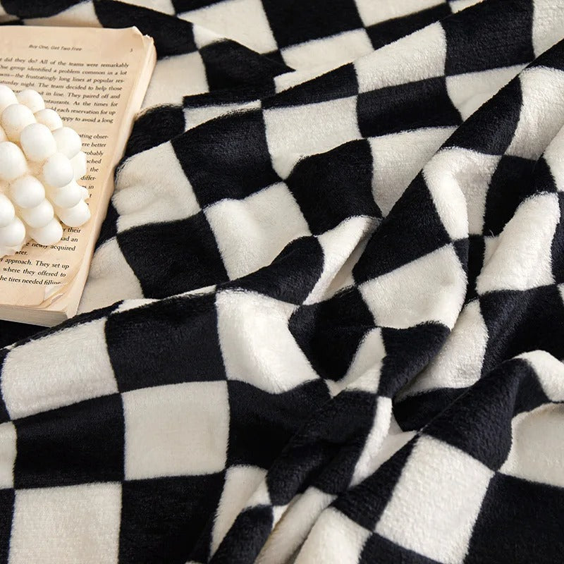 Tessellé Throw – Luxe Koral Fløyelspledd Skanto