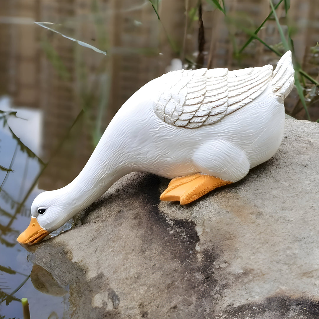 PuddlePals Skulptur – LandhusstilAnd & Gås Figur | Skanto