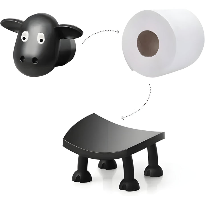 Buy Toilet Paper Holder – Original & Fun Bathroom Decor | Non-Slip, Ideal for Small Bathrooms