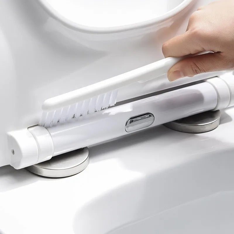Skanto | Toalettbørste | Veggmontert, Hygienisk design med holdbare børster for full rengjøring i små bad