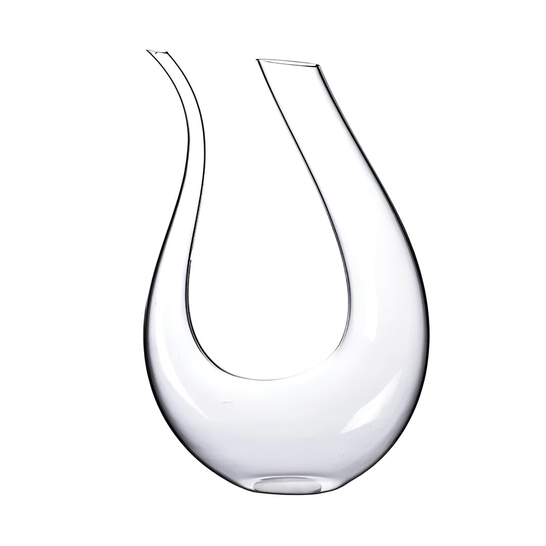 Vinkaraffel med perlator – Håndbrygget og stilig – 1500 ml for bar og hjem – Blyfritt glass