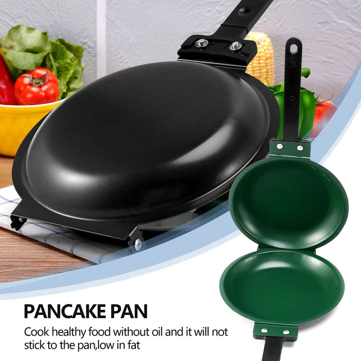 Skanto | MasterPan Dobbeltsidig Non-stick Panne – For Perfekt Matlaging uten Å Klistre
