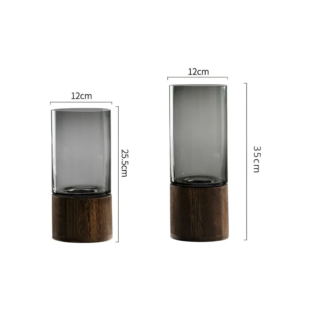 HydroGlass Vase - Europeisk Tre-Transparent Glass Vase | Skanto