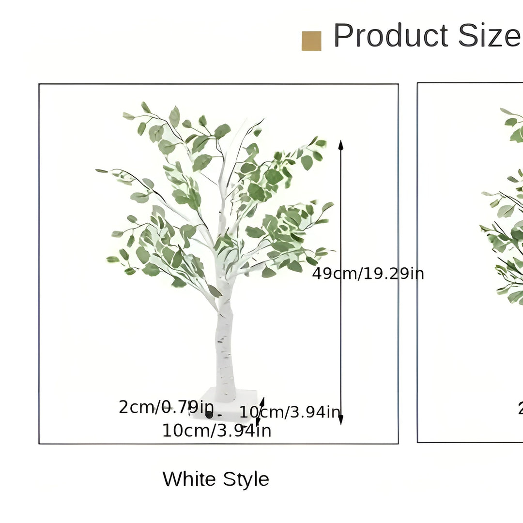 Skanto | Magisk BrightTree Bordlampe – Elegant Treedesign med Varme LED-Lys
