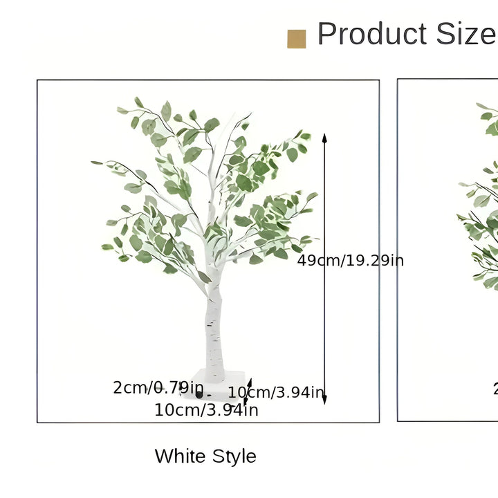 Skanto | Magisk BrightTree Bordlampe – Elegant Treedesign med Varme LED-Lys