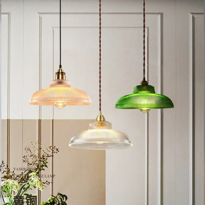 Skanto | Glass Pendant Light | Adjustable Cable, Warm Light Effect & Ideal for Kitchen and Dining Spaces