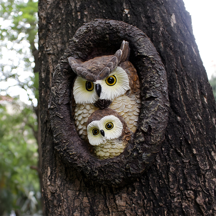 MysticOwl Ornament – Dekorativ ugle statue laget av harpiks | Skanto