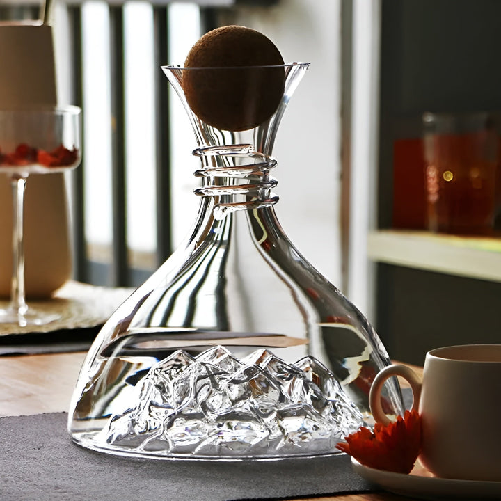 Krystallglass vinkaraffel – Snelle beluchting & creatie design | Perfekt for en natt i baren