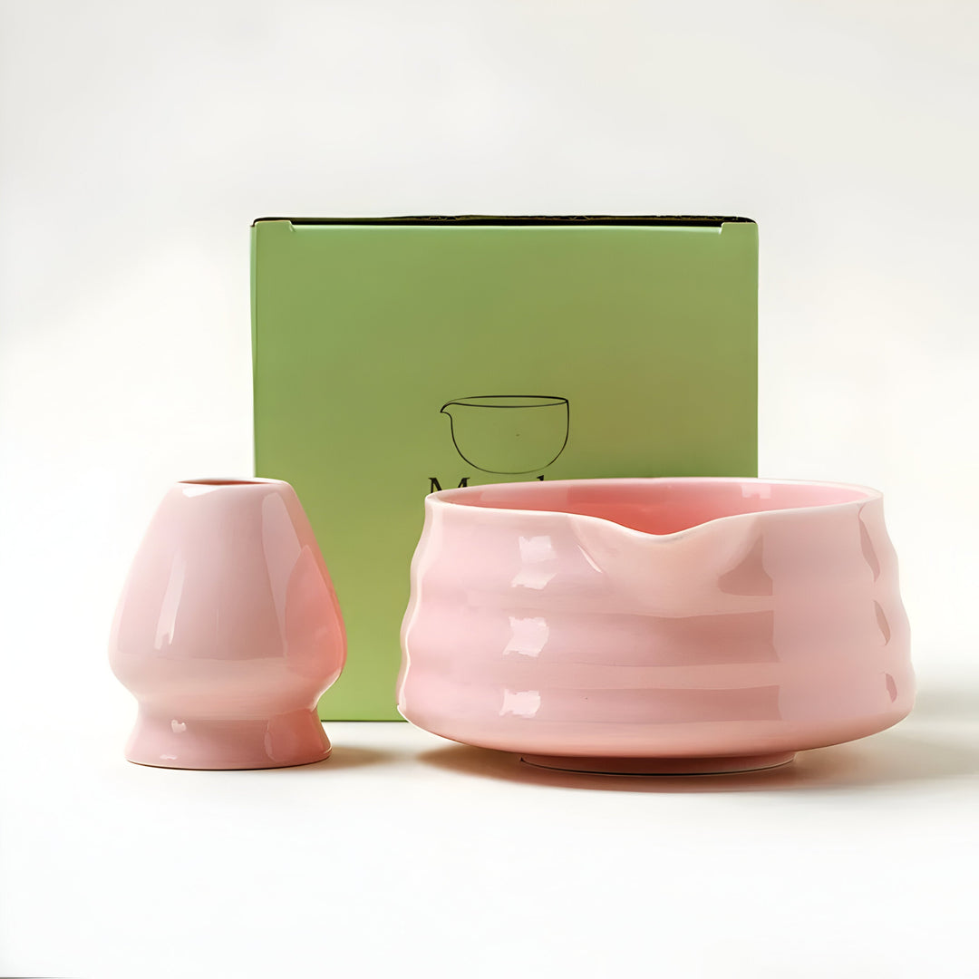 Skanto | Matcha Keramisk Sett – Tradisjonell Japansk Te Sett for Avslappende & Bevisste Øyeblikk