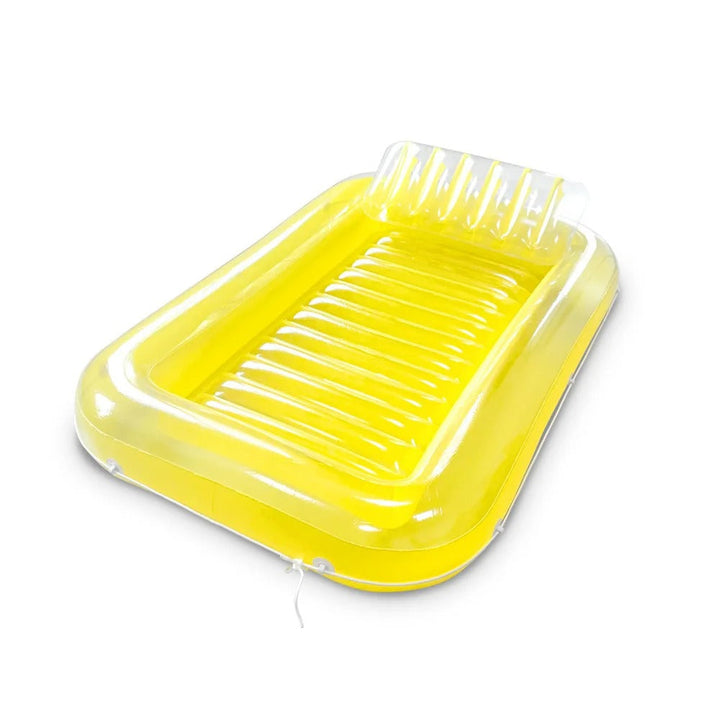 Oppustebar Lounger med Hodepute og Koppholdere | Skanto