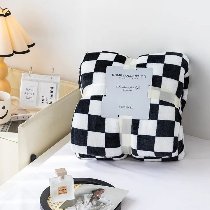 Tessellé Throw – Luxe Koral Fløyelspledd Skanto