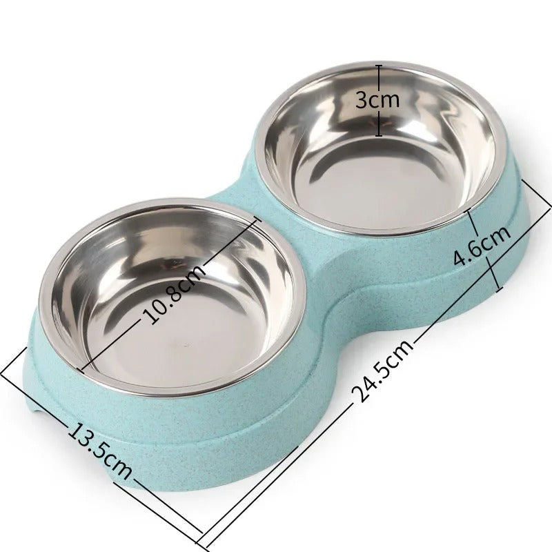 DualFeast Pet Bowls Skanto