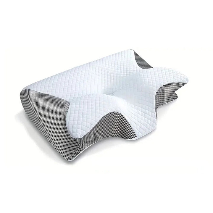 Skanto | Butterfly Neck Support Memory Pillow | Ergonomisk, Hypoallergenisk & Ideell for Alle Søvnstilllinger