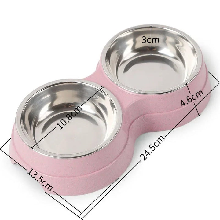 DualFeast Pet Bowls Skanto