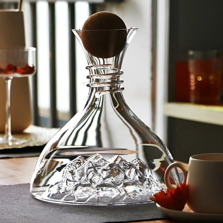 Krystallglass vinkaraffel – Snelle beluchting & creatie design | Perfekt for en natt i baren